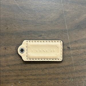 Coach beachwood hangtag